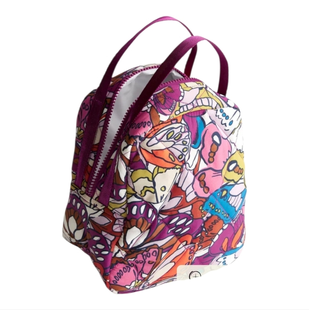 Vera Bradley Lunch Bag Flutter Featherweight